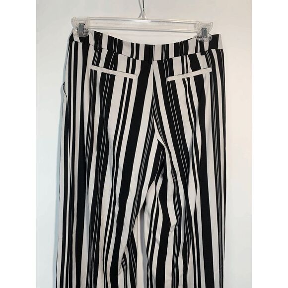 New York & Co Stretch Striped Wide Leg Trouser Pant - Picture 4 of 10